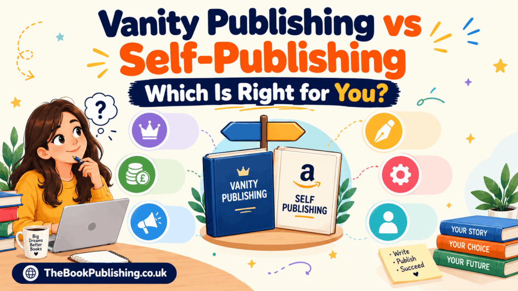 Vanity Publishing vs Self-Publishing
